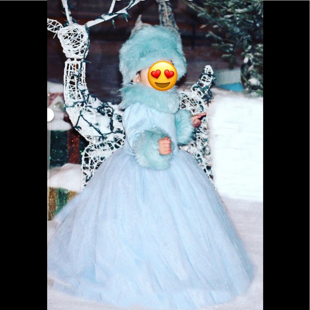 Handmade winter dress